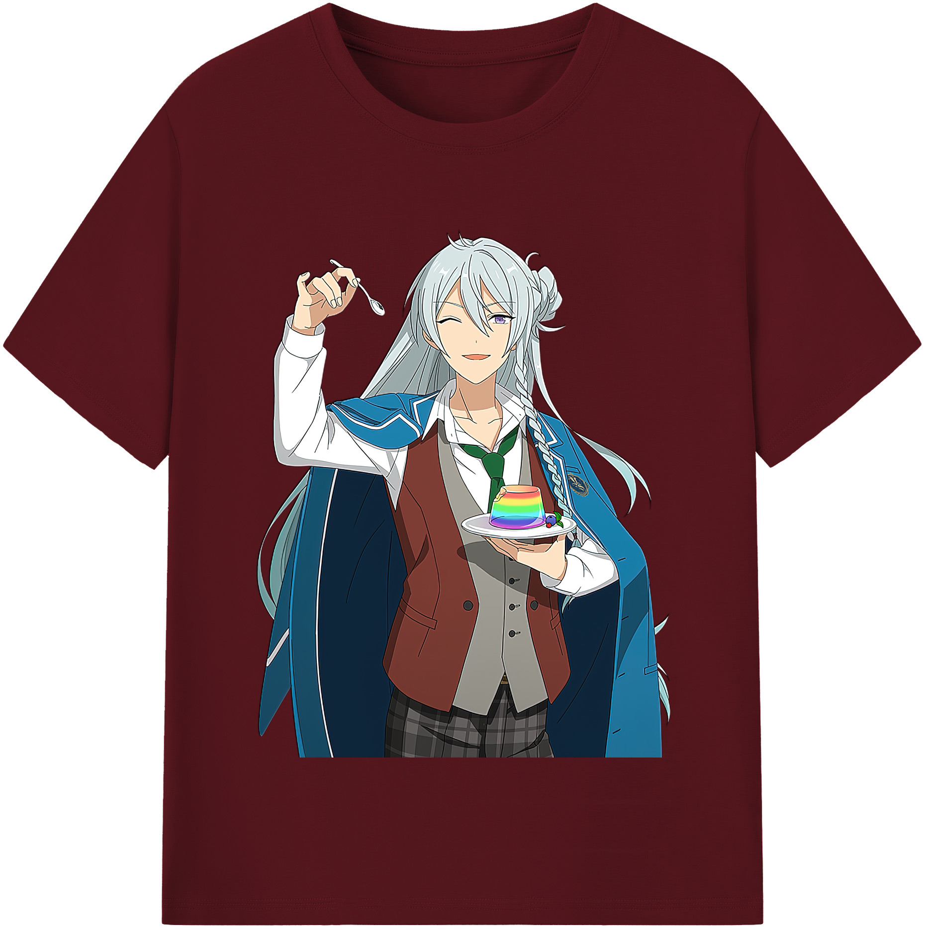 （画像用） あんさんぶるスターズ! Ensemble Stars 綿100％半袖Tシャツ（フロントプリント）